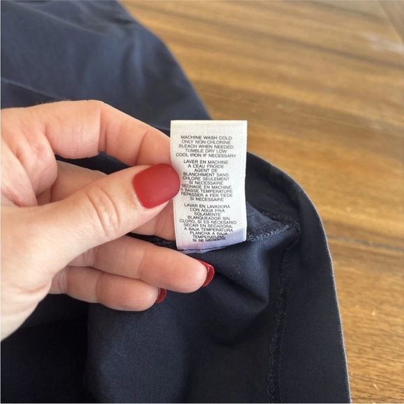 Michael Kors Skirt Size 12 Navy Knee Length - Picture 10 of 10